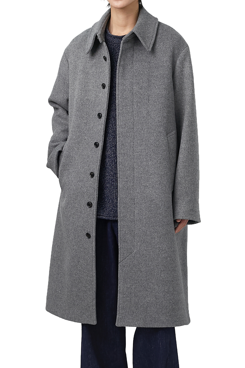 Balmacaan Coat Grey