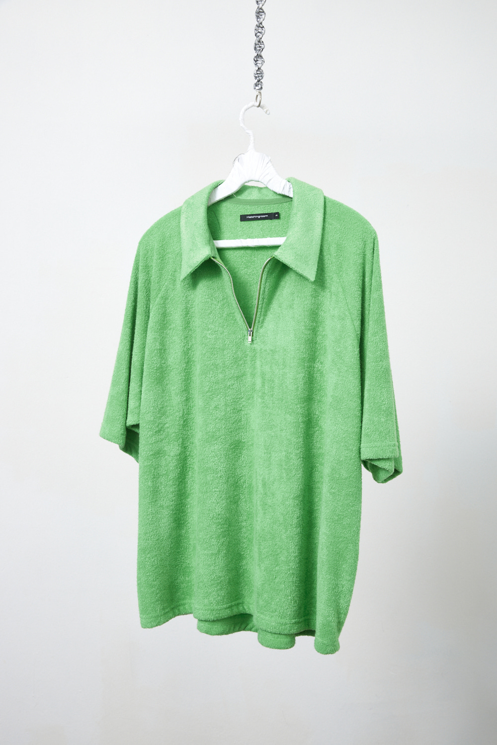 Terry Collar T-shirt Green