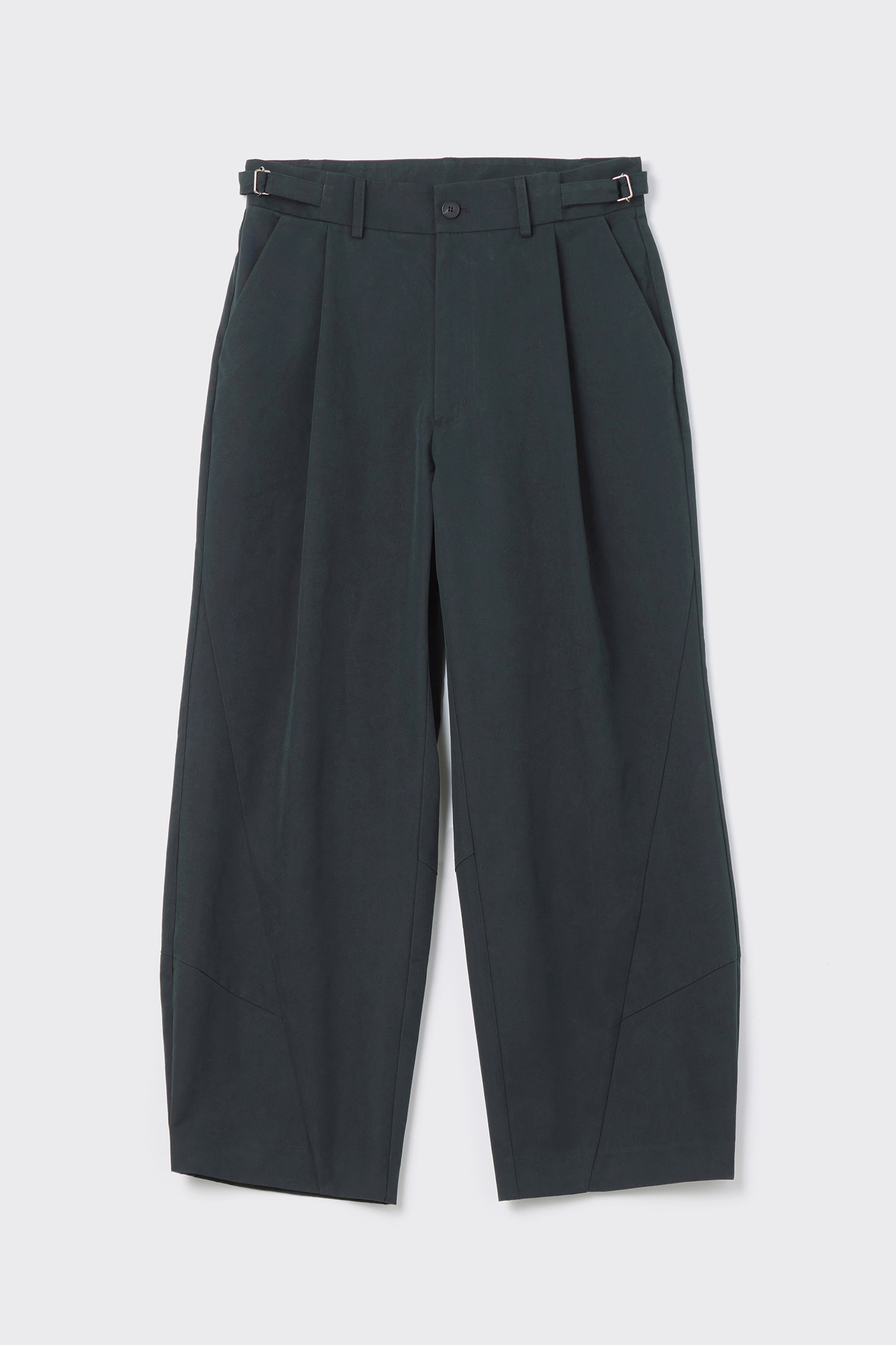 [soui. Exclusive] Triangle Trousers Forest Navy