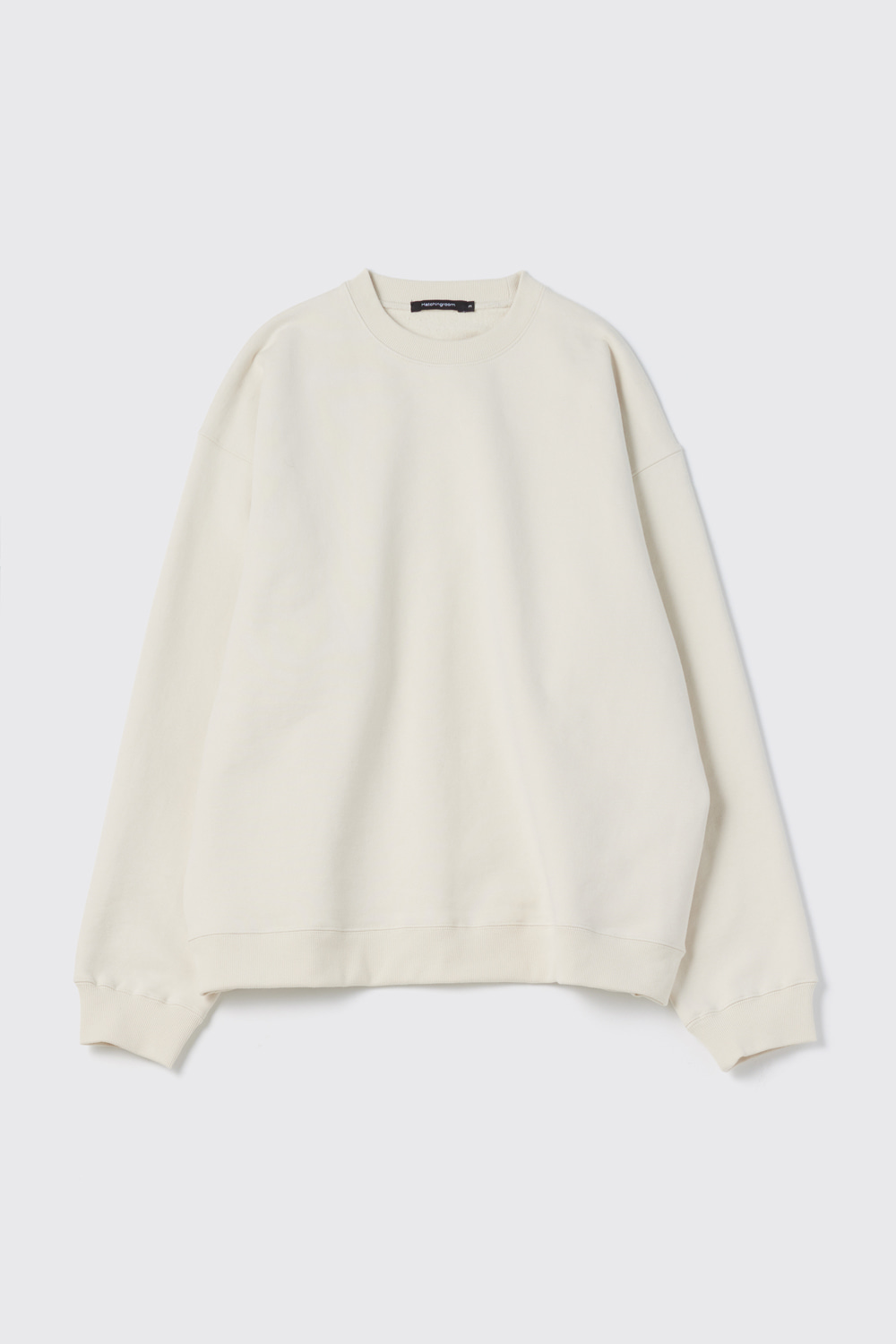 Wide Crop Sweatshirt Ivory