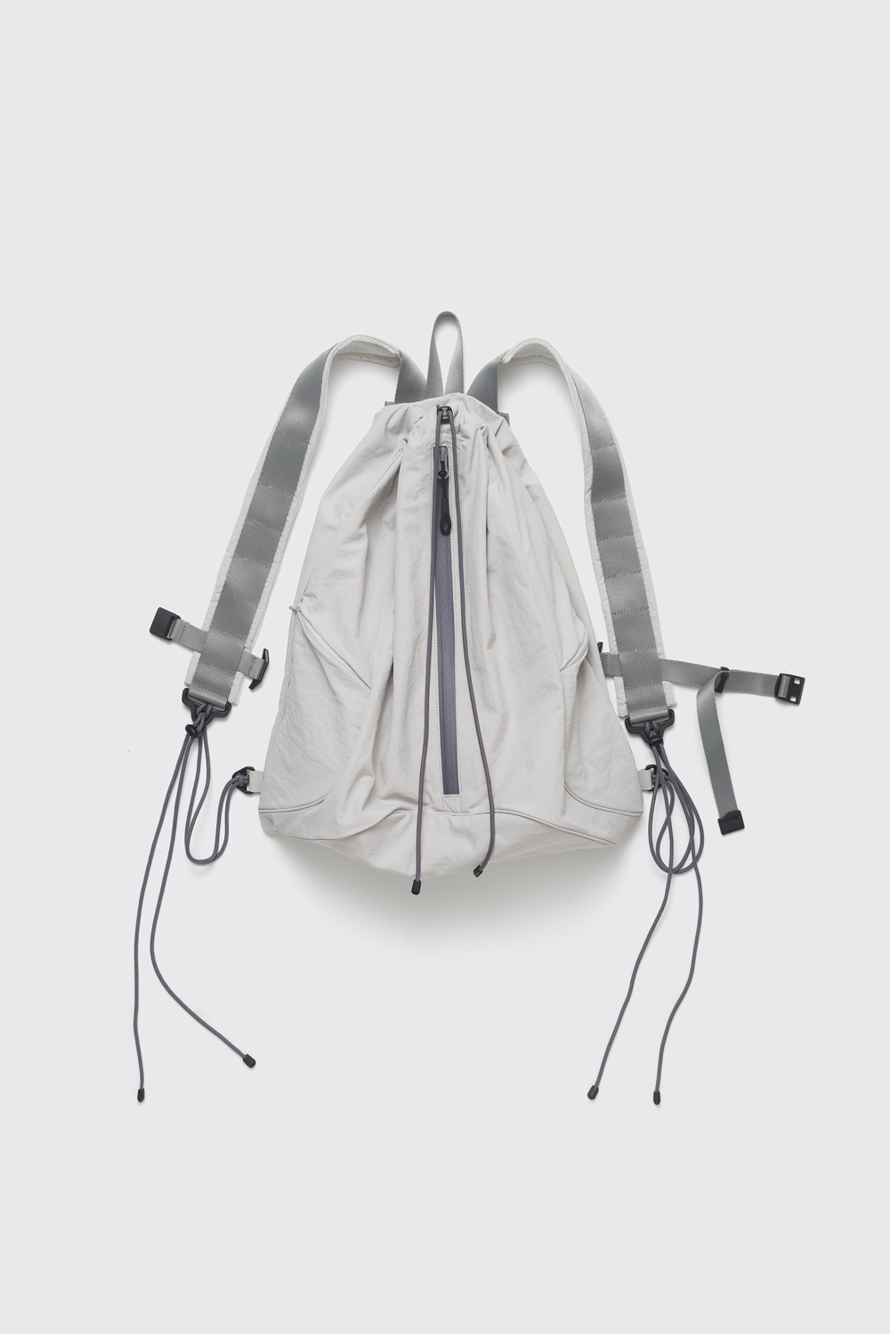 String Backpack Nylon Light Grey (3th Restock)