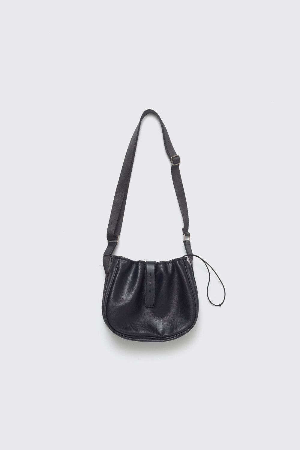 Wavy Bag Mini Vegan Leather Black
