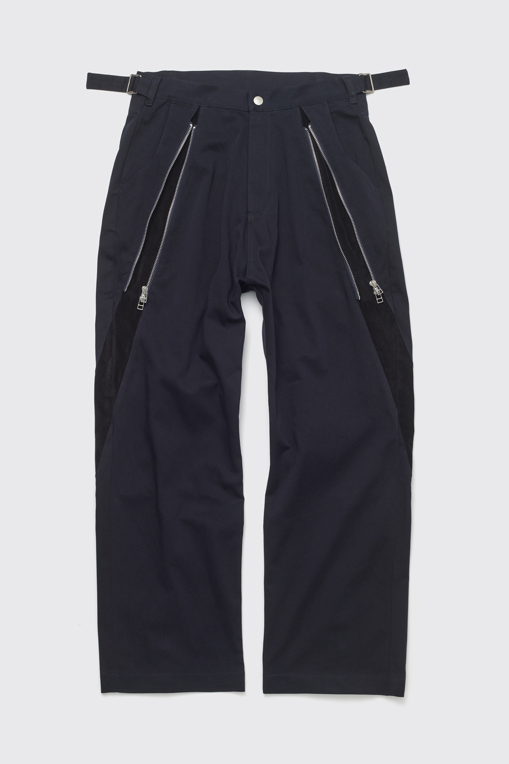 Zip Pants Dark Navy