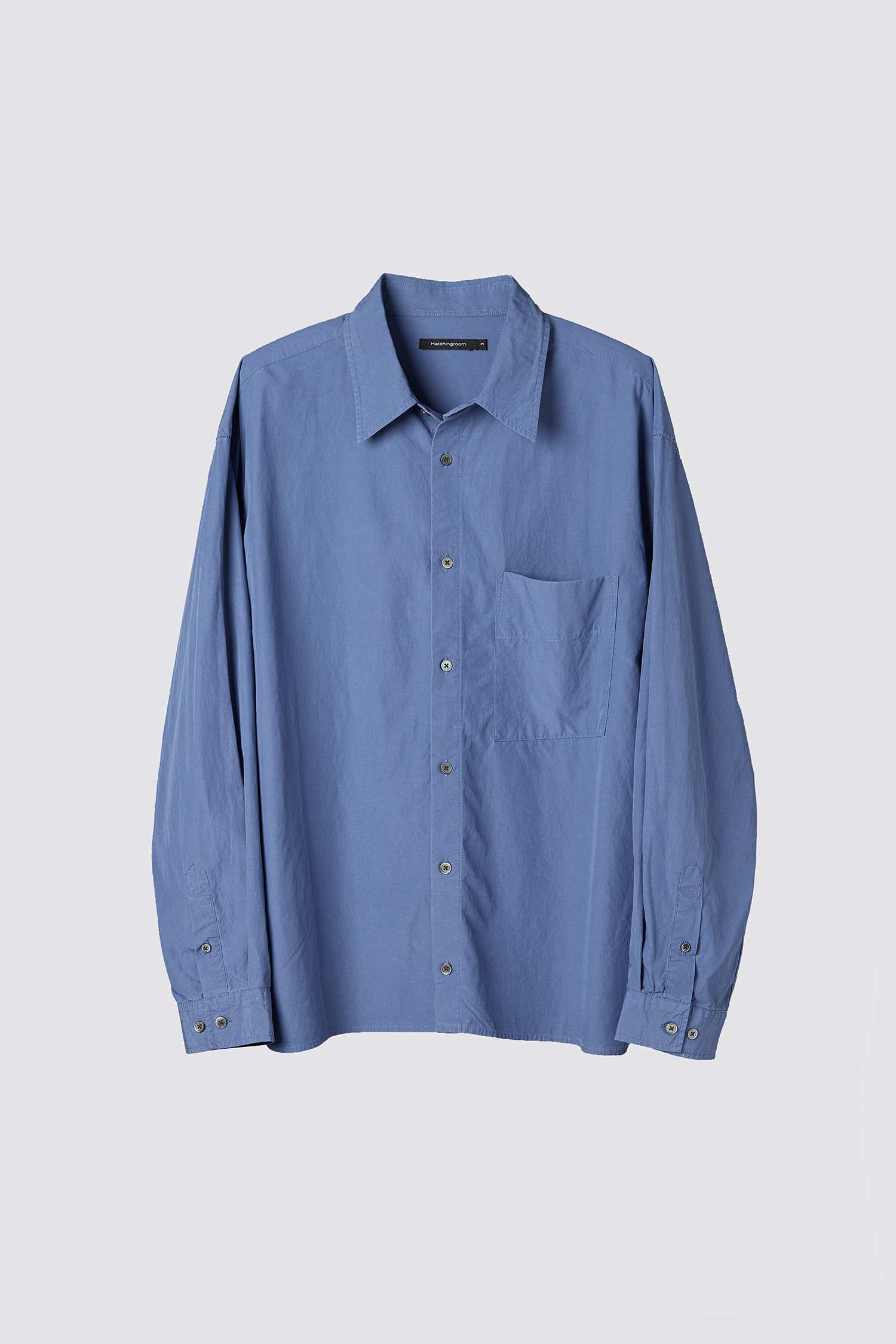 Crop Shirt Slate Blue (Restock)