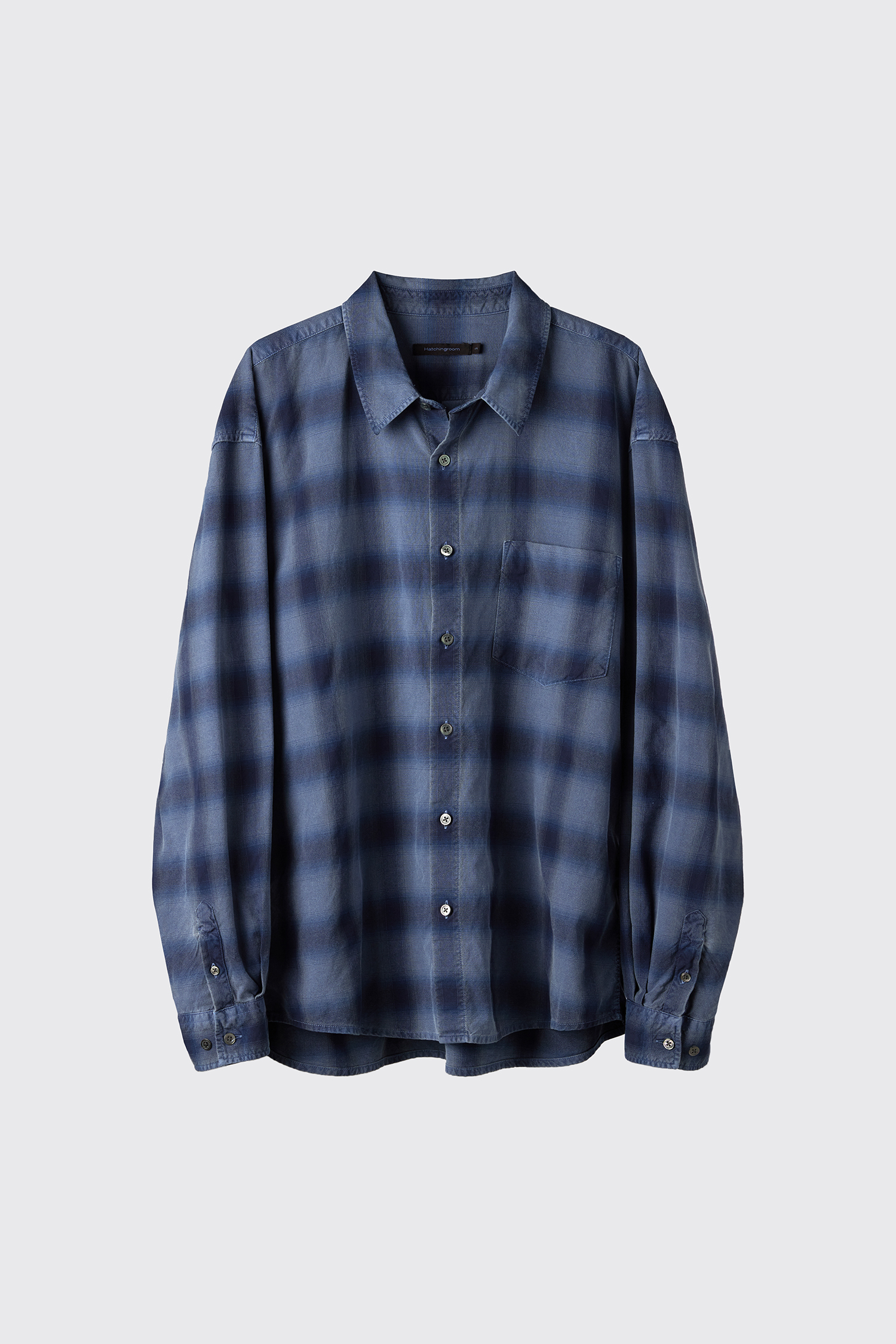 Classic Shirt Dyed Ombre Blue