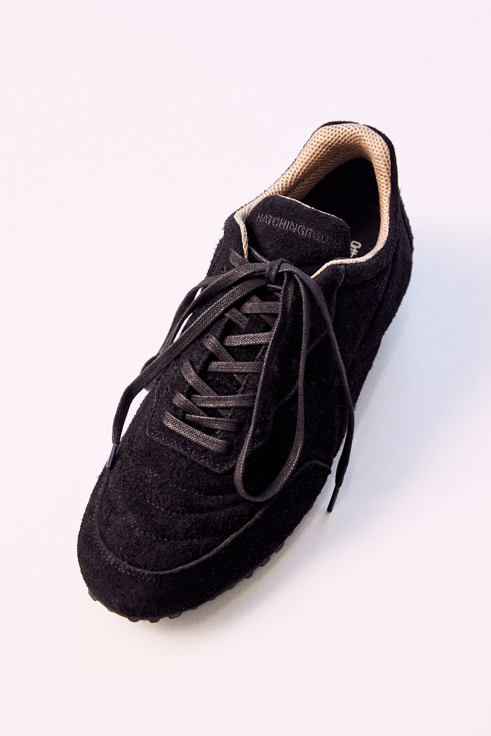 01 Foot Ball Shoes Suede Black